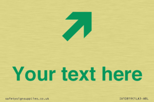 Custom Safe Condition inverse: Green Up right arrow